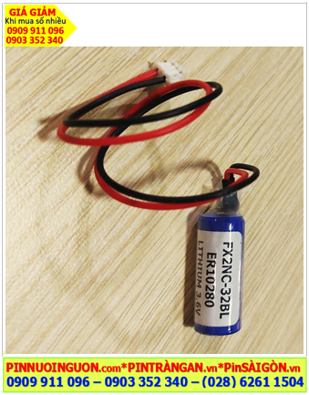Mitsubishi FX2NC-32BL; Pin nuôi nguồn Mitsubishi FX2NC-32BL 2/3AAA 500mAh (ER10280) chính hãng